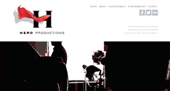Desktop Screenshot of heroproductions.com