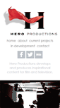 Mobile Screenshot of heroproductions.com